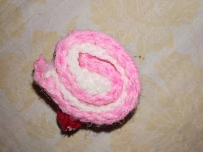 cute crochet swiss roll