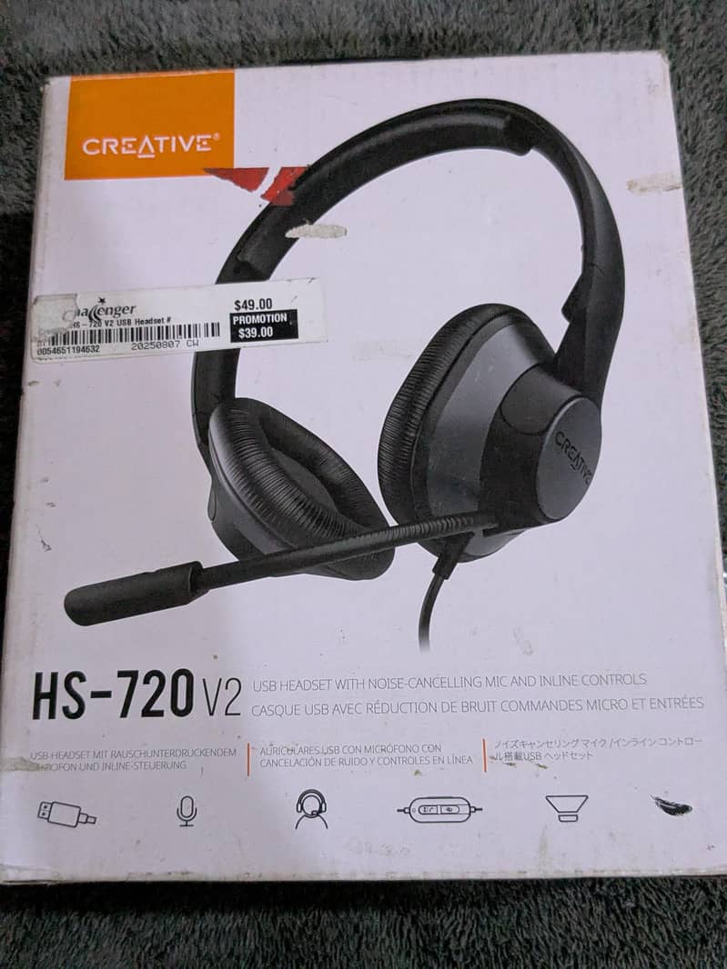 CREATIVE HS-720 V2 USB HEADSET 0