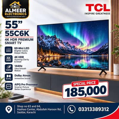 ALMEER ELECTRONICS | 55" 65" 75" 85" 90" LED & QLED TVs | Best Prices