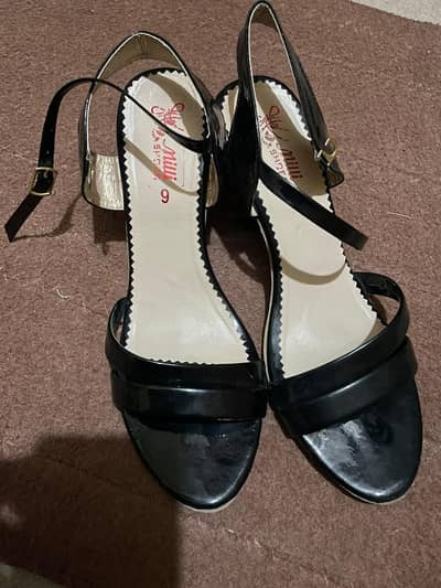 black simple heels. .