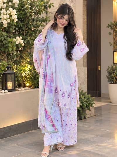 3 peice embroidered suit