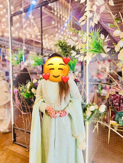 Beautiful Embroidered Chiffon Maxi + Matching Dupatta / long dress