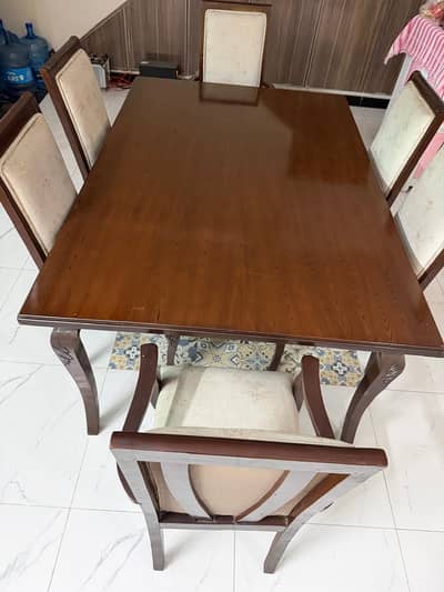 wooden new and beautiful design dinning set for sale