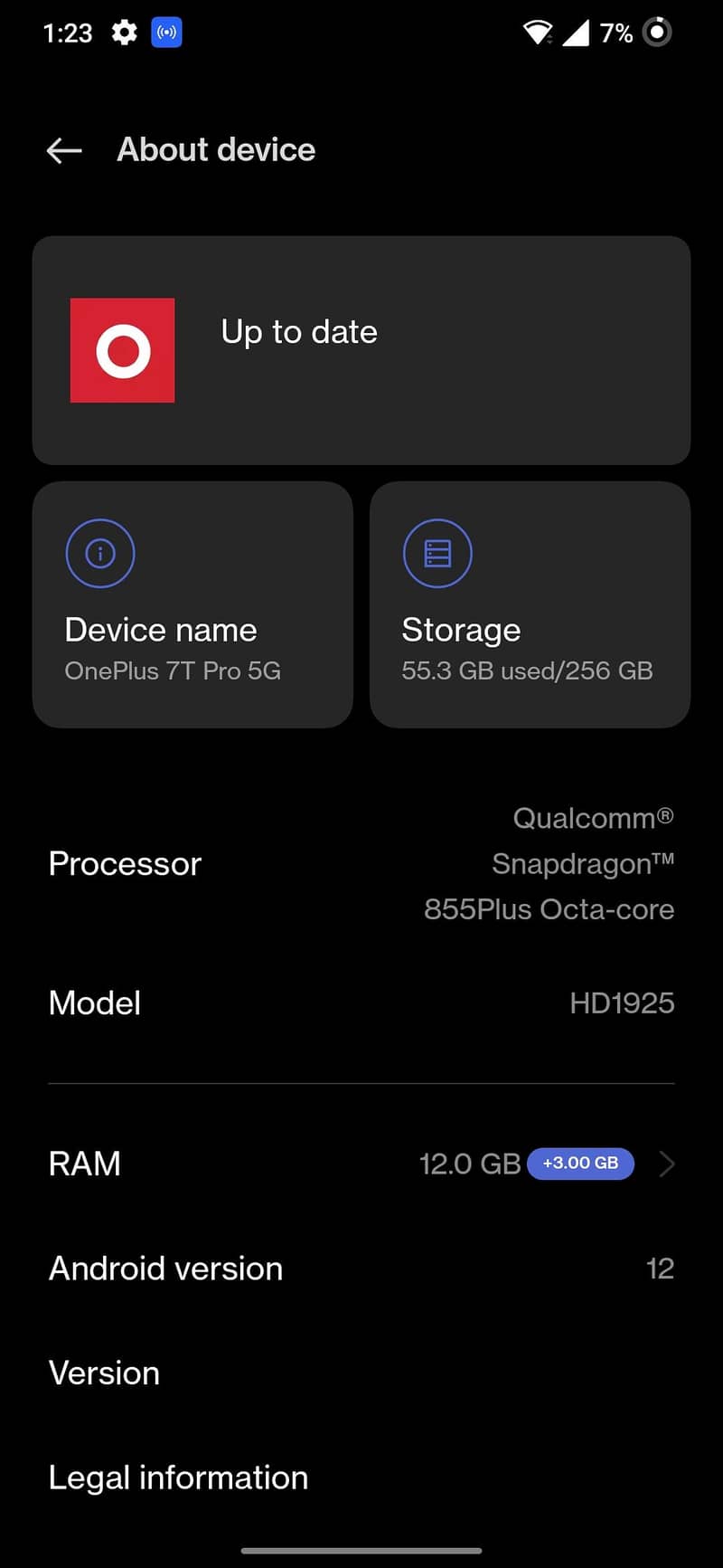 One Plus 7T Pro 4