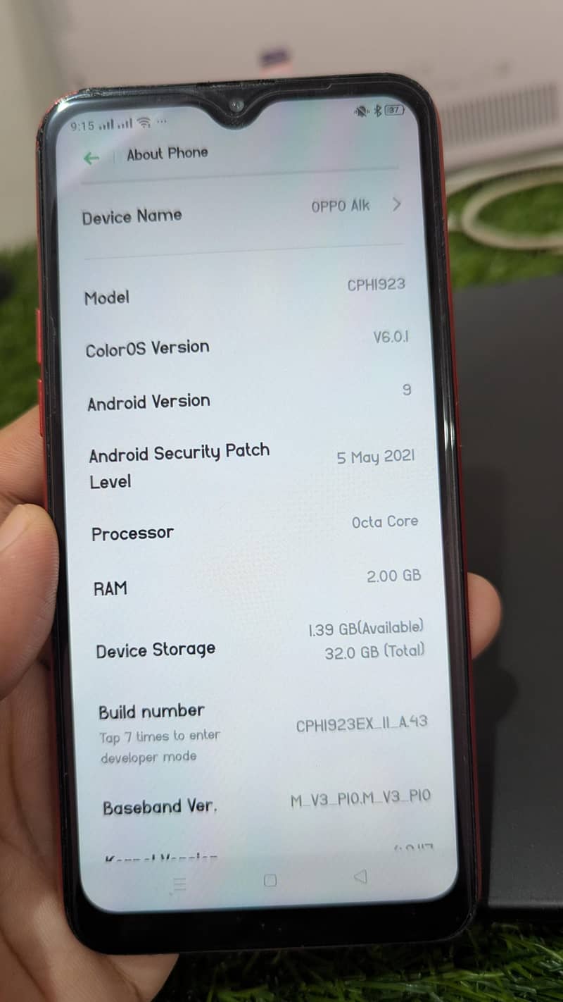 OPPO A1k 2