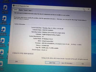 HP Amd A8 8600b R6. G3