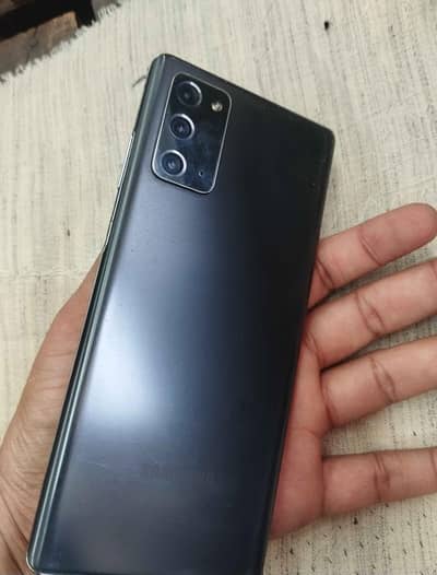 Samsung Mobile Note 20 5g 8/128 exchange possible Samsung and I phone
