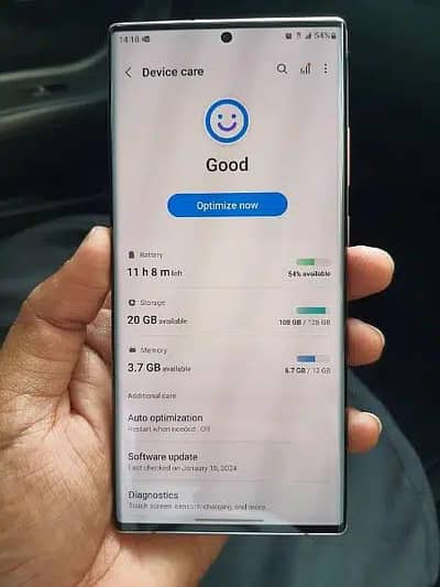Samsung Mobile Note 20 Ultra 12/256 GB