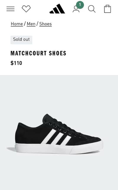 Addidas matchcourt sneakers