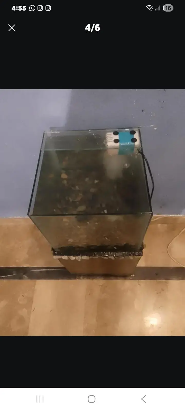aquarium with table — photo 4