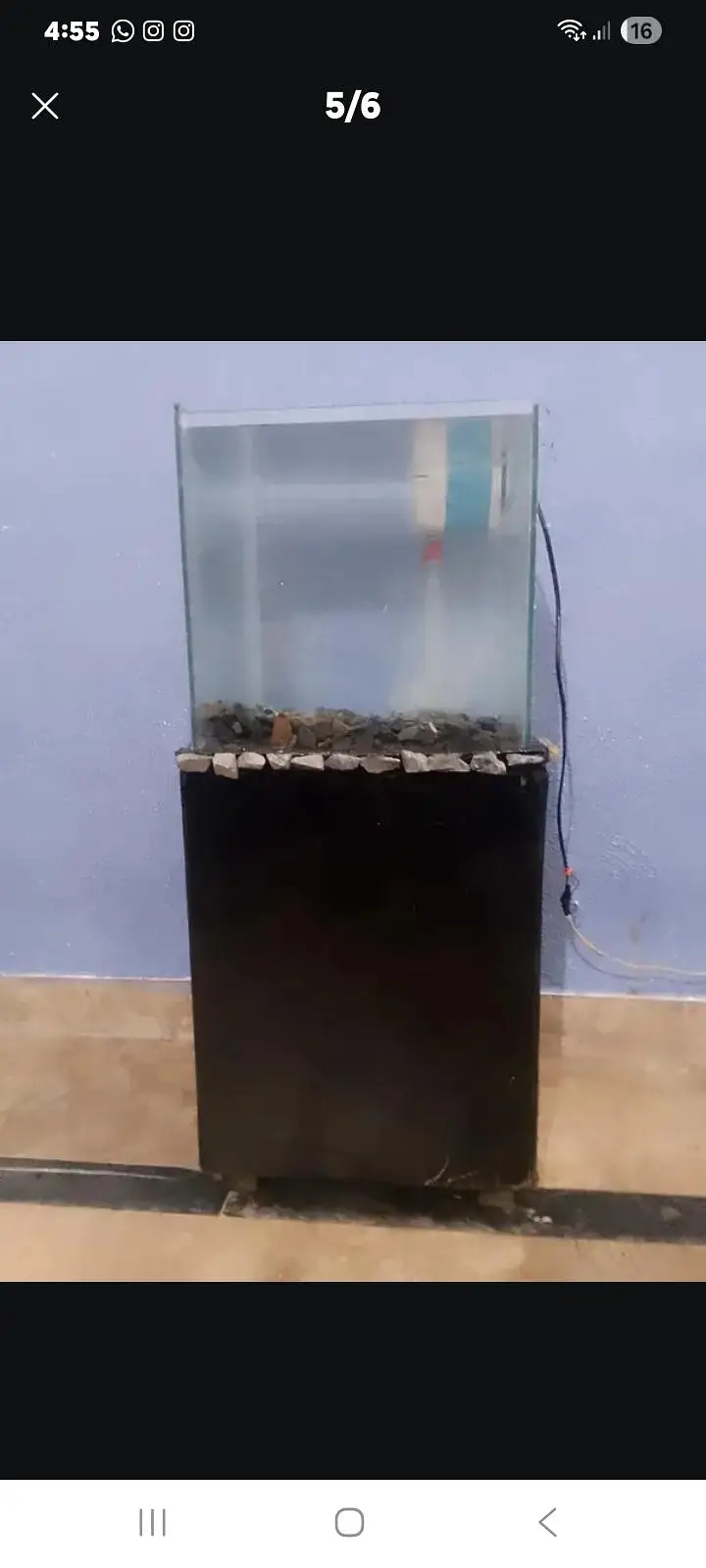 aquarium with table — photo 5