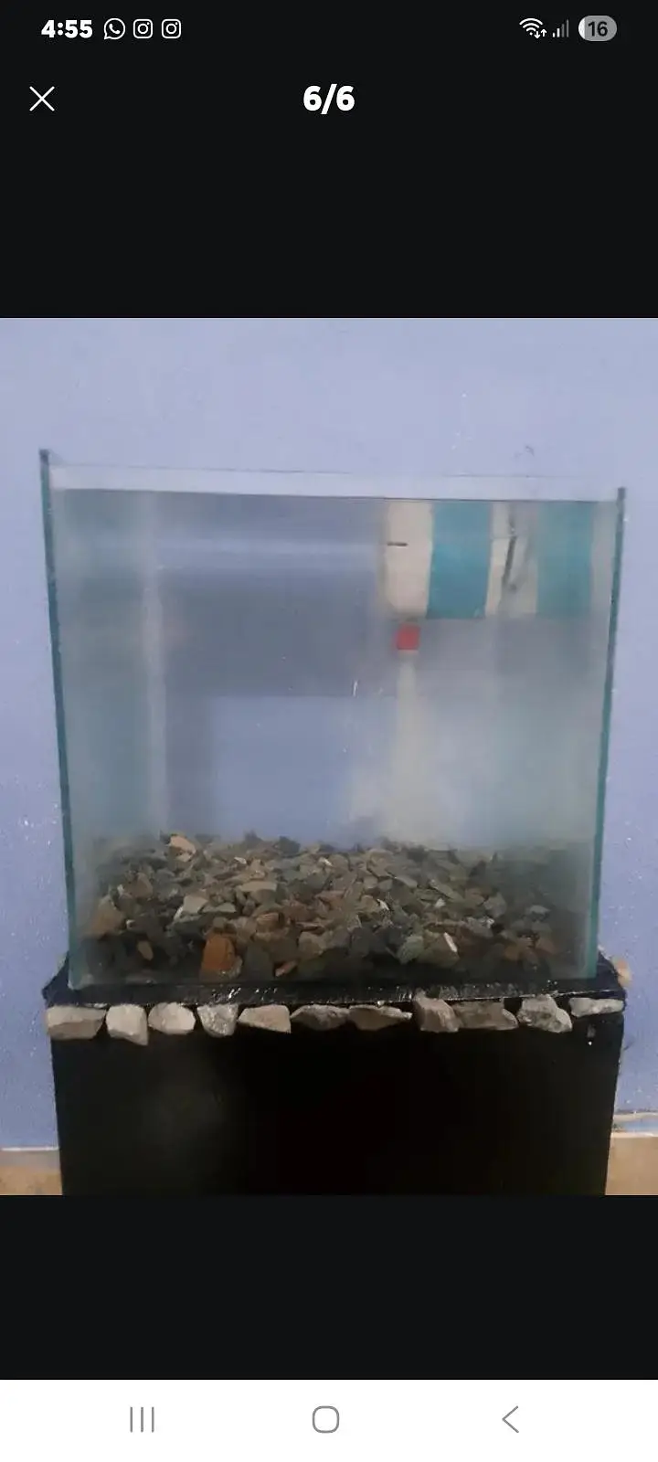 aquarium with table — photo 6