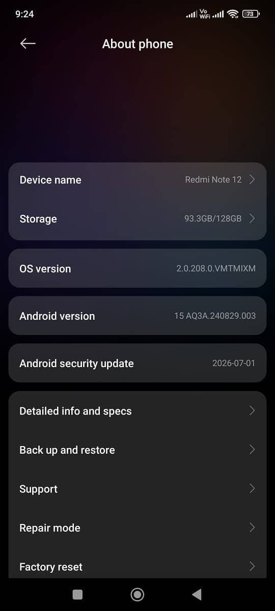 Xiaomi Redmi Note 12 2