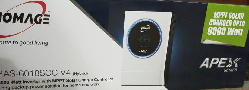 6kw Hybrid Inverter 10/10 condition with warranty card