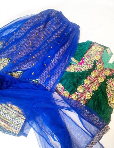 party wear sharara 3pc
