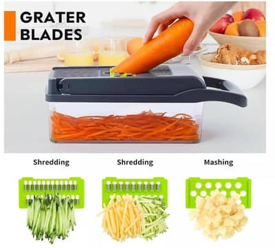 13-in-1 Vegetable Chopper and Cutter Set