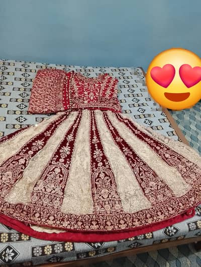 Bridal lehenga' red Bridal dress