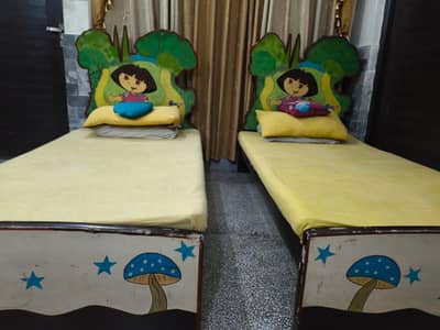 Girls single beds