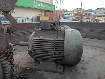 Electric motor 65 HP ,copper winding,good condition