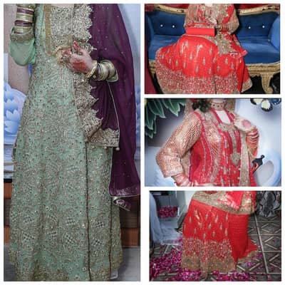 Bridal Lehanga + Bridal Maxi for sale