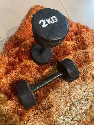 gym dumbbells