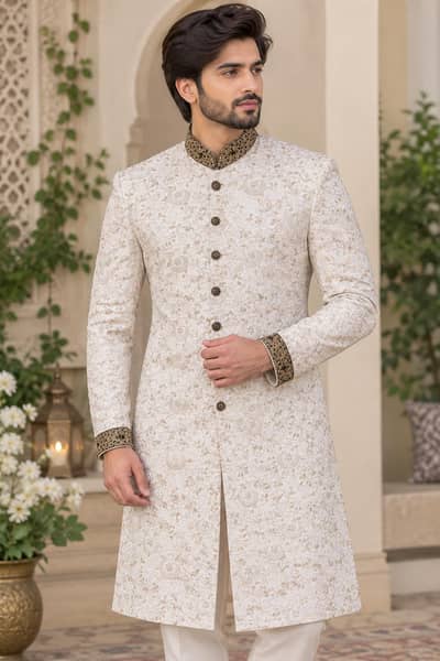 Complete Groom sherwani set