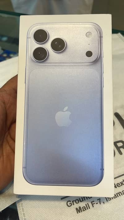 Apple 18pro max 256gb non pta box open