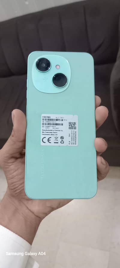 Tecno Spark Go 1 sale (4+64) mobile with box only (no charger)