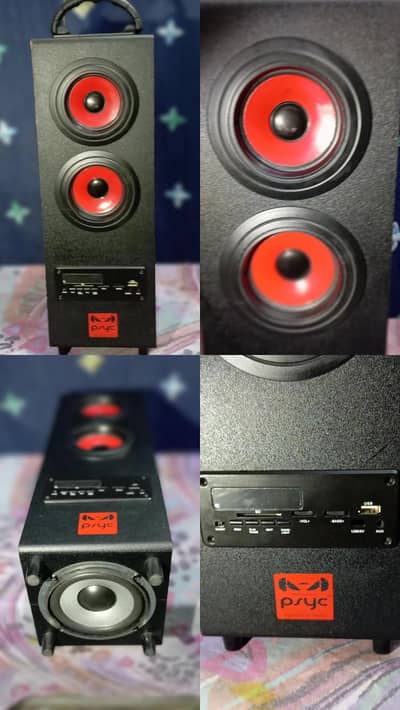 UK IMPORTED FULL BASE SPEAKER USB MEMORY CARD BLUETOOTH RECHARGEABLE
