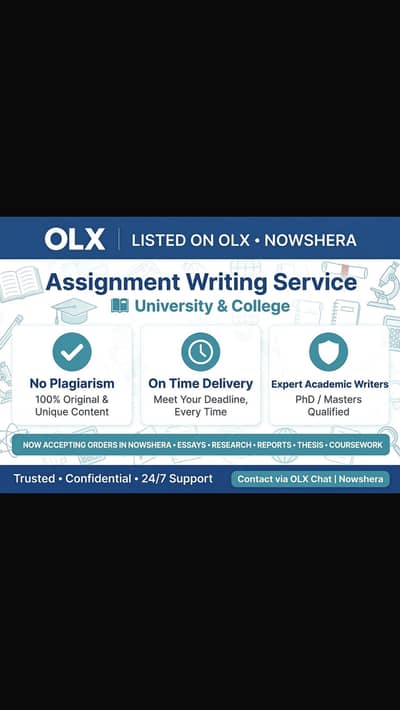 Assignment writing service - university & college Nowshera
