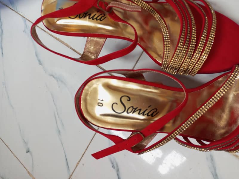 red fancy heels 1
