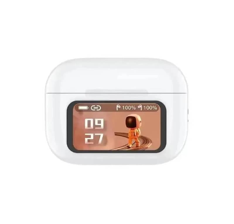 Smart Display Wireless Earbuds – Touch Screen 5