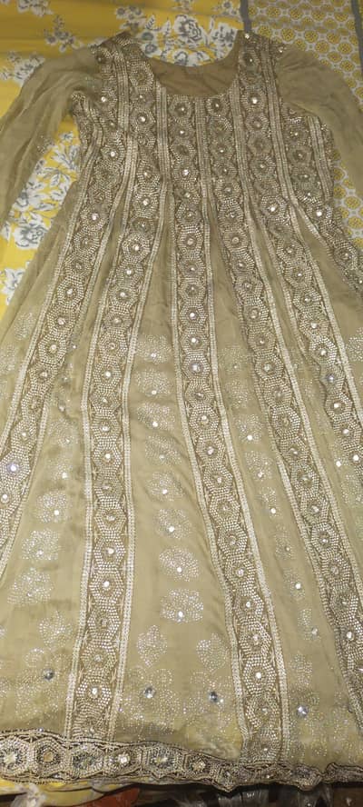 long maxi pink maxi ke oper velvet applic hoi
