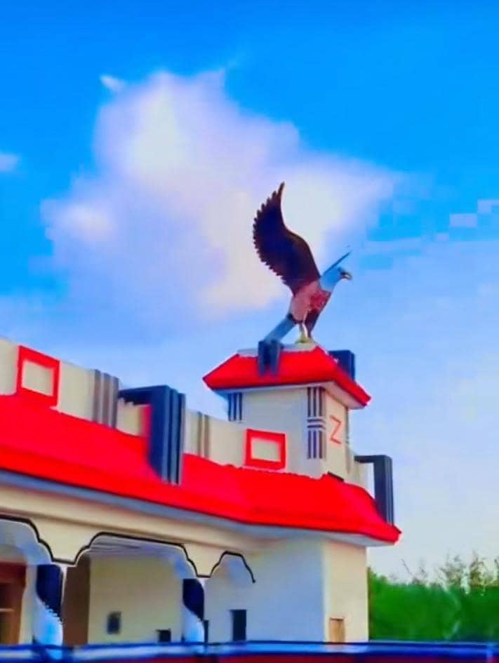 fiberglass eagle statue 1