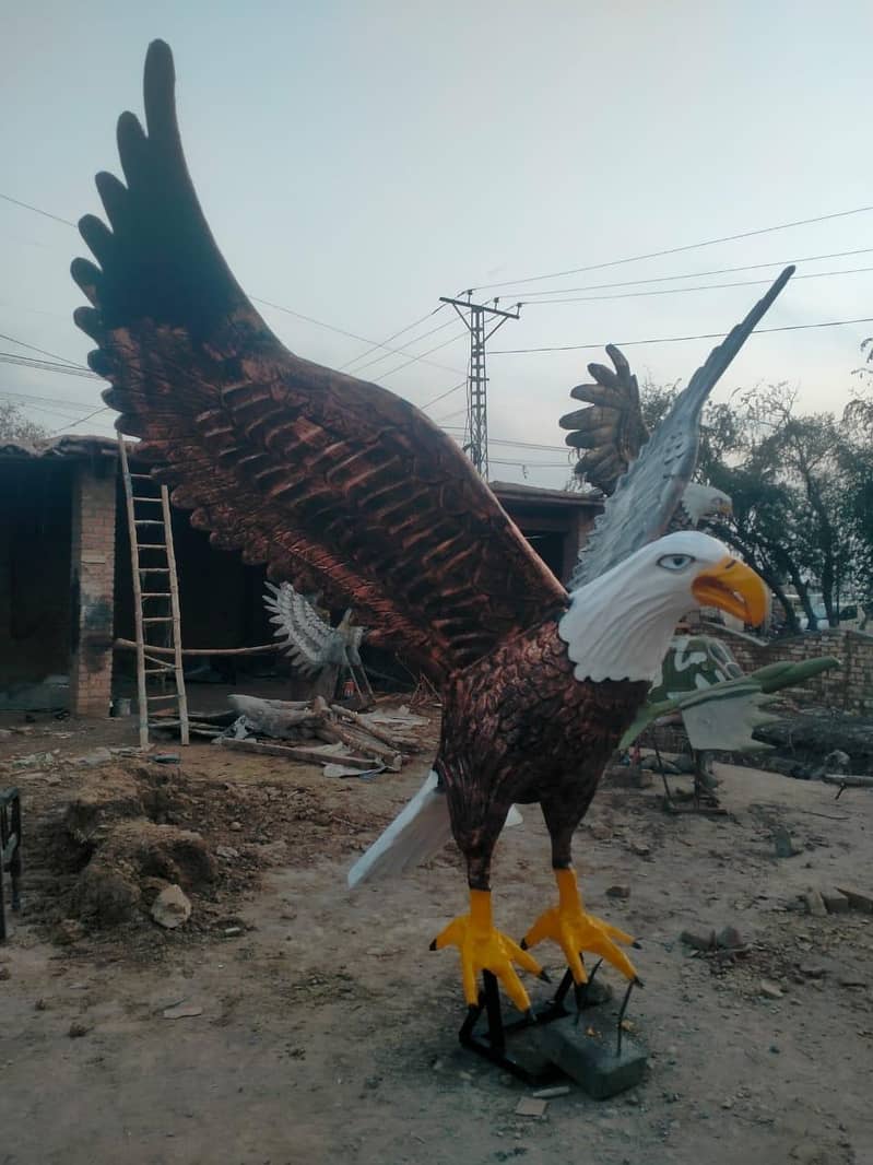 fiberglass eagle statue 2