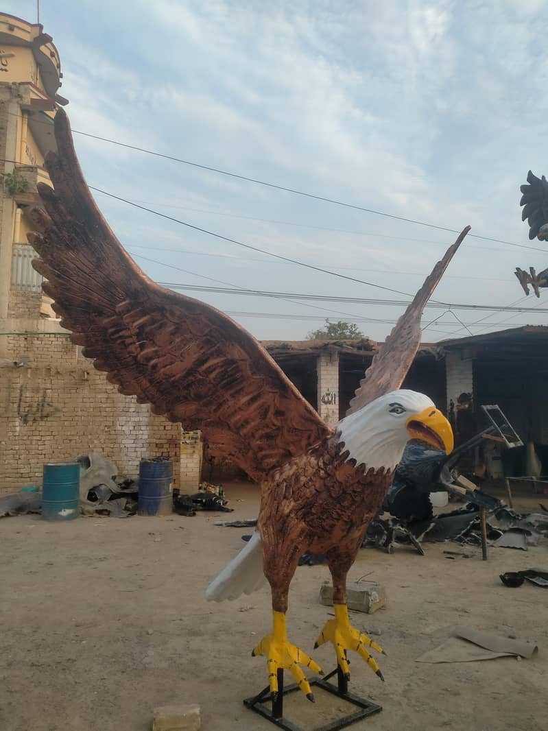 fiberglass eagle statue 3