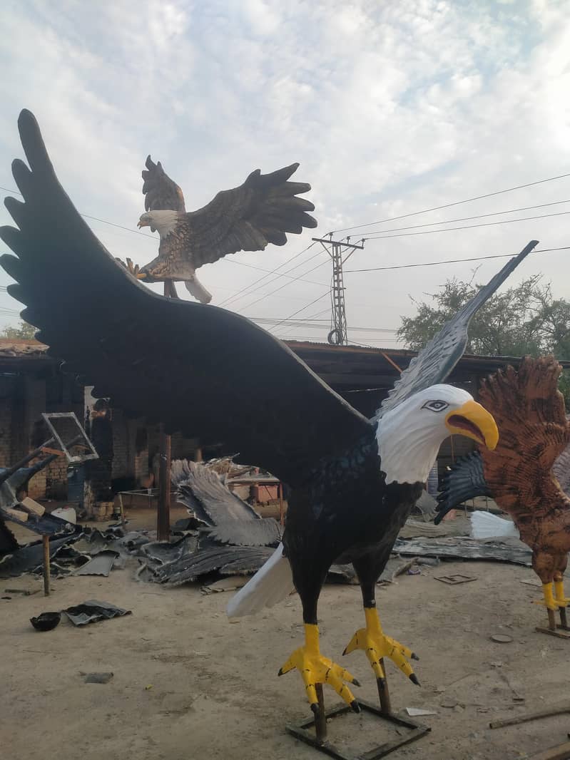 fiberglass eagle statue 4