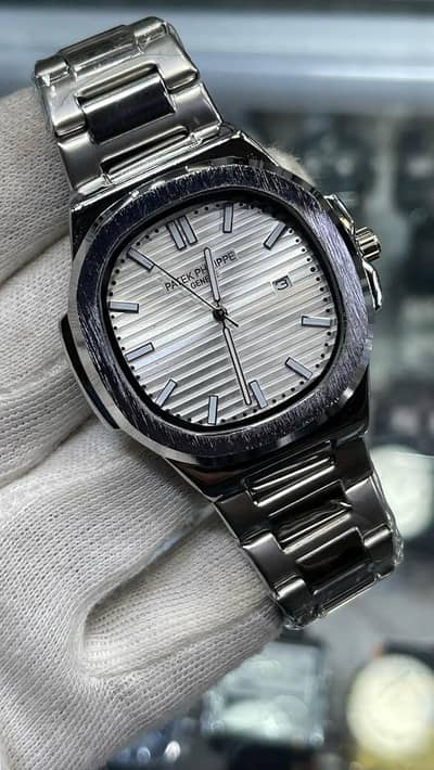 Patek Philippe Geneve Black & White — Luxury Timepiece