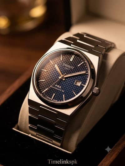 Tissot PRX Powermatic 80 – Black Dial | Luxury Stainless Steel Watch