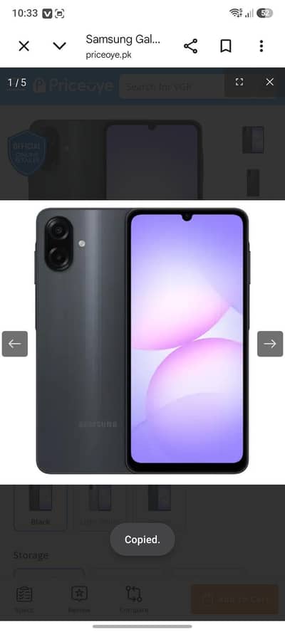Samsung Mobile A07 5G