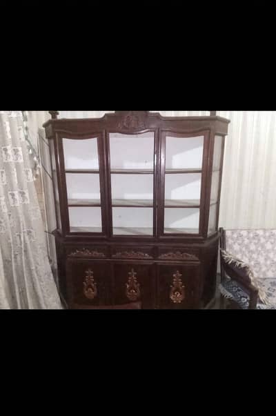 wooden crockery cabinet