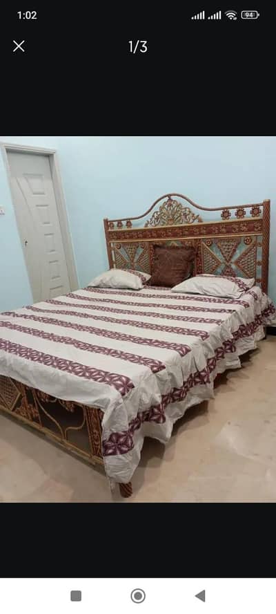 Iron Bed with matter