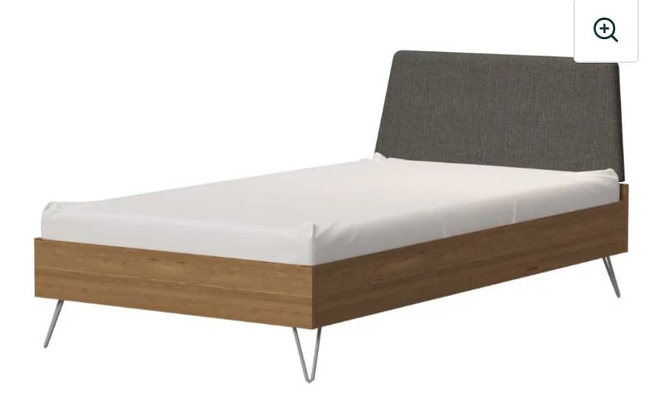 Interwood single bed with side table 1