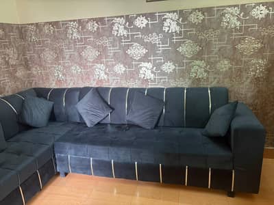 L shape new sofa set urgent sell