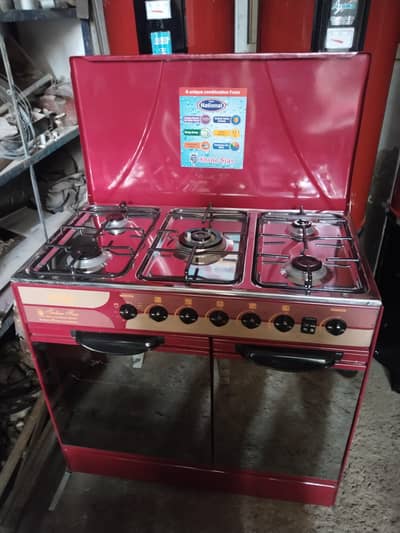 cooking range red colour new