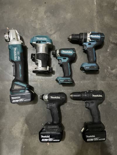Makita Cordless Power Tools Complete Set | Drills | Batteries | Charge