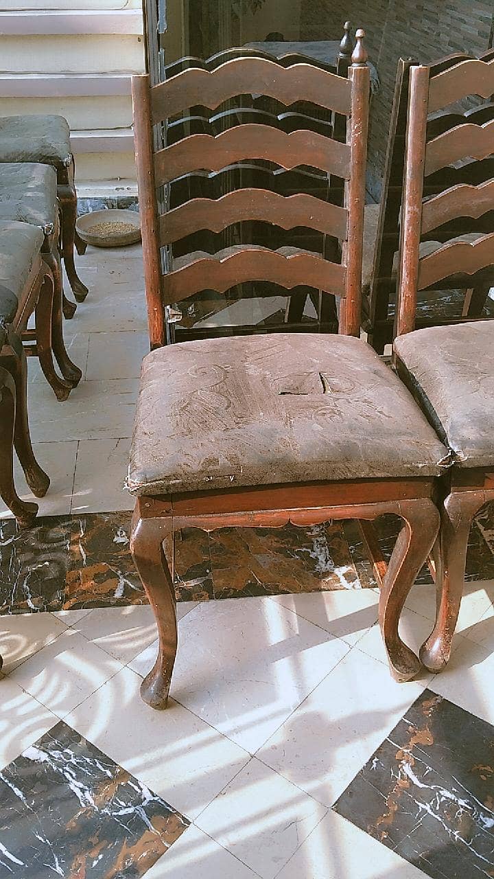 Solid Wood Chair set 1