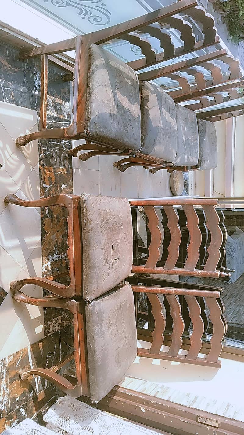 Solid Wood Chair set 2