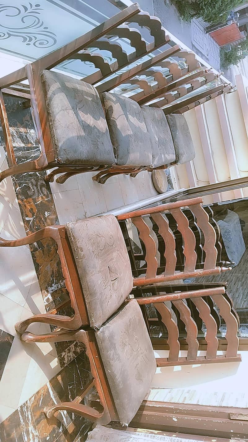 Solid Wood Chair set 3