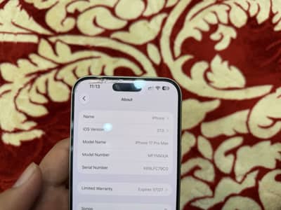 Apple iPhone 17 Pro Max conduction 10 by 9 with complate box